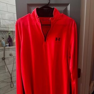 Under Armour Scarlet Half-Zip Top